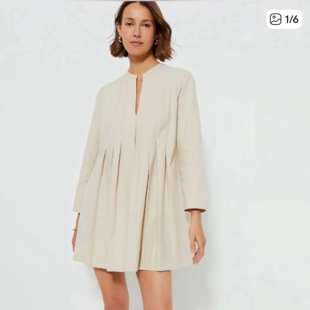 Banana Republic Cream Midi Dress